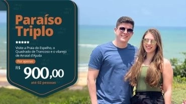 Privativo Para&iacute;so Triplo &bull; 03 passeios em 01 dia